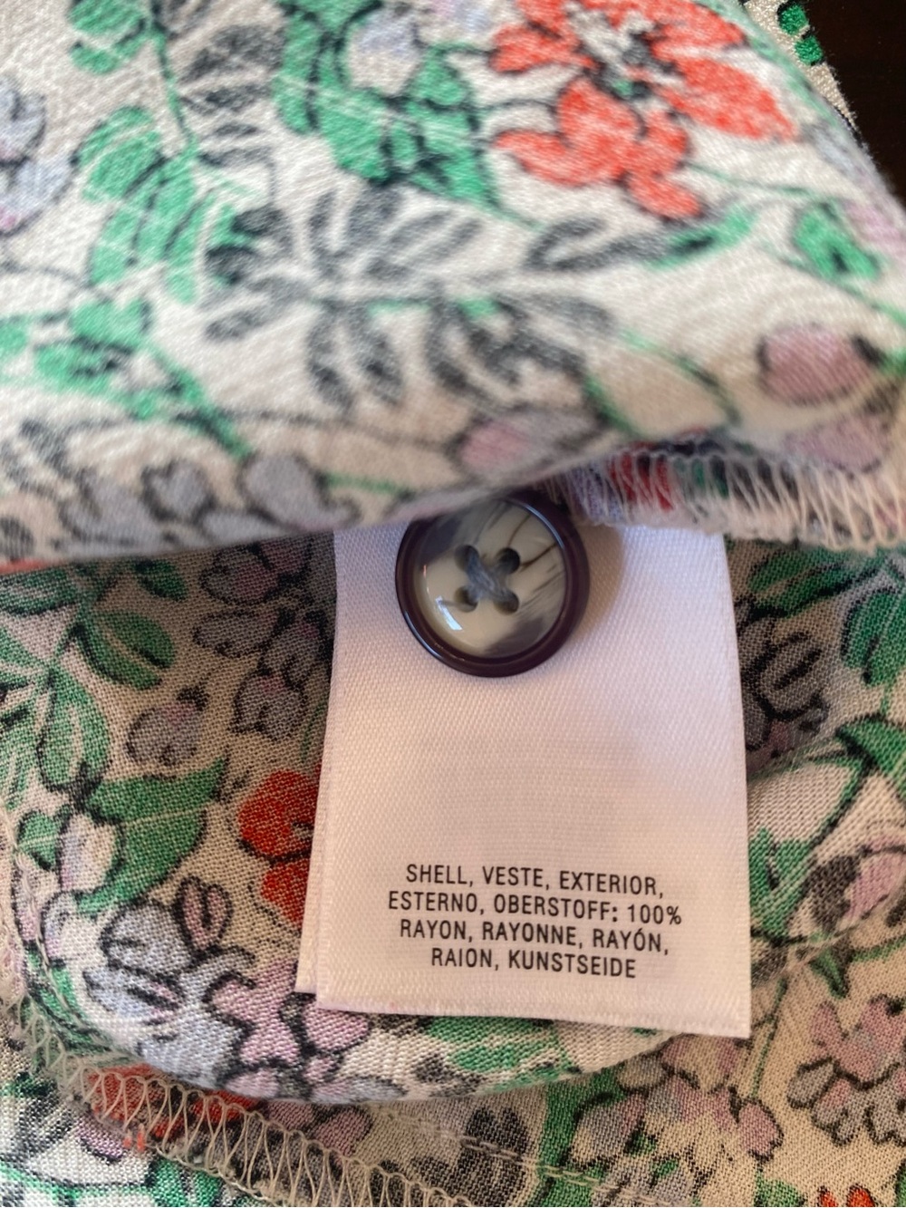 Anthropologie Maeve Floral whimsical top w/ collared detail - French Girl - Picture 4 of 6